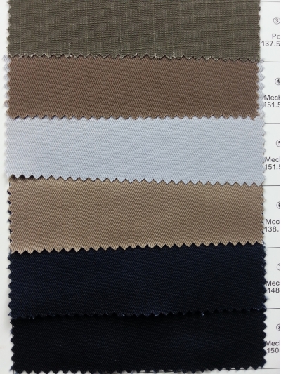 SC-GNLN  低彈修身工裝面料  T65/C35  低彈 poly stretch   147/211/232/184/197/216/247/278GSM 後面照